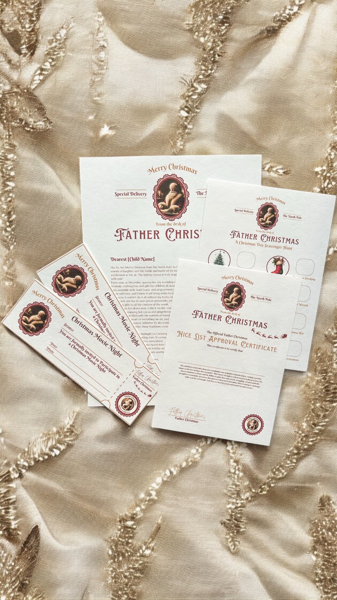 š Vintage Father Christmas Letter š