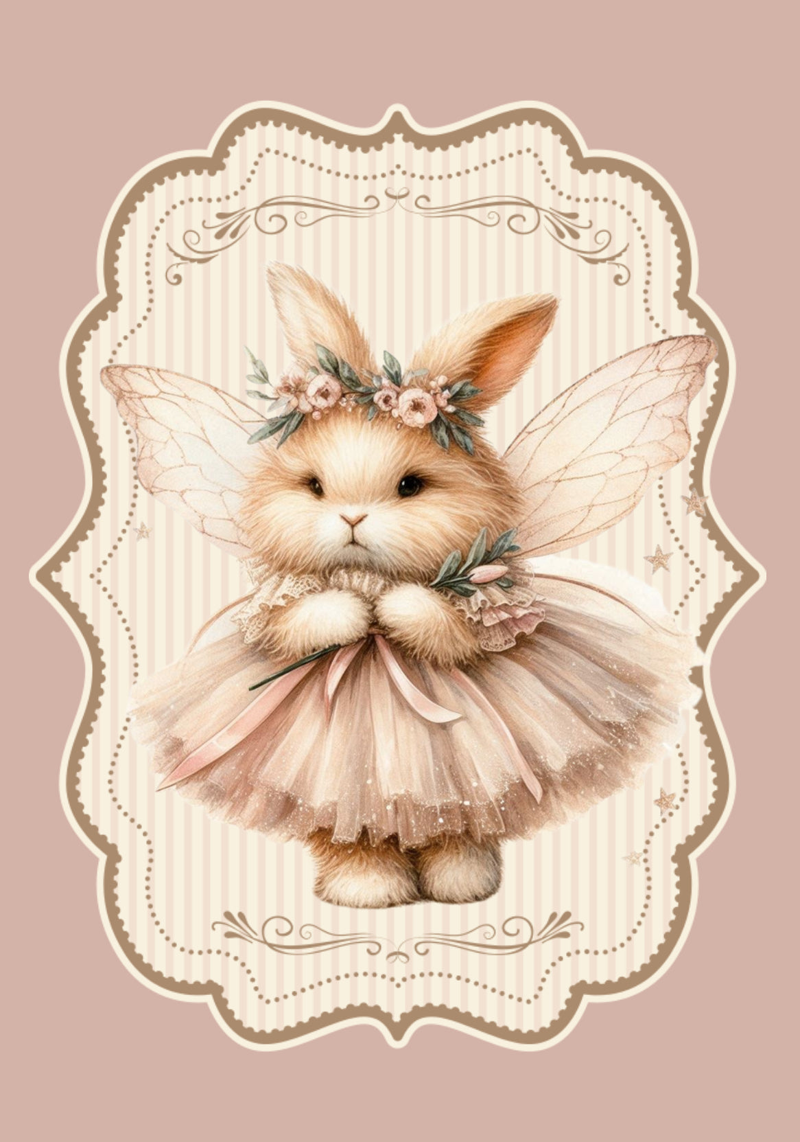 Vintage Blush Animal Wall Art