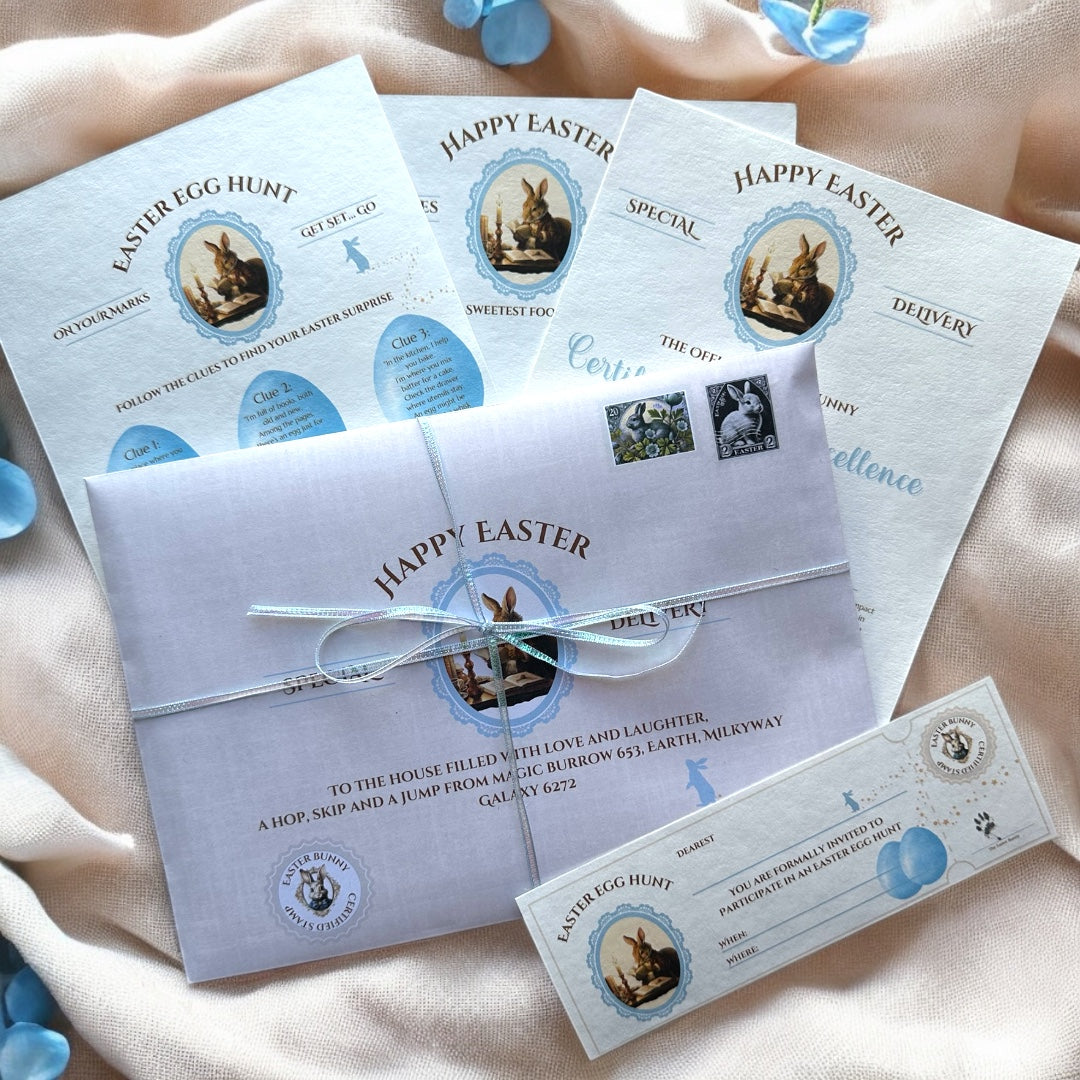 π°π Vintage Blue Easter Letter ππ°