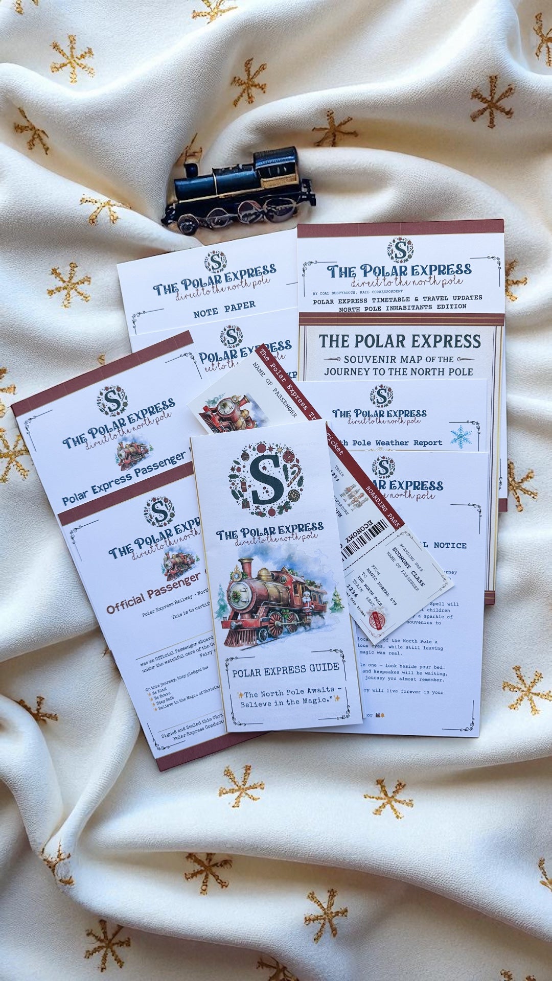 🚂 Polar Express Pack – All Aboard for Christmas Magic!