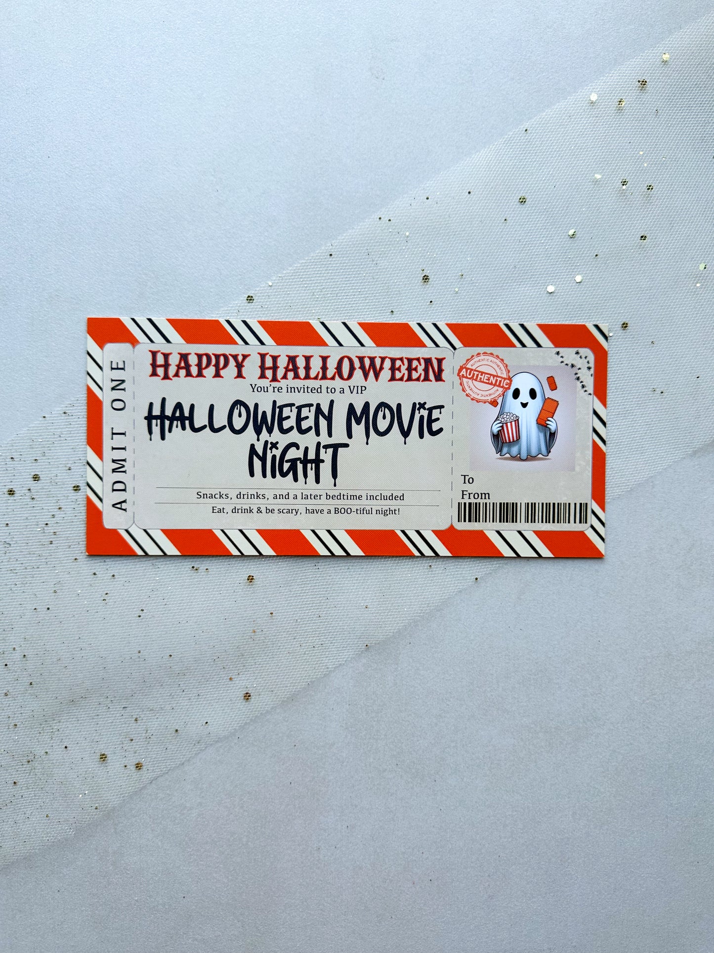 ππ» Halloween Movie Ticket πΏβ¨