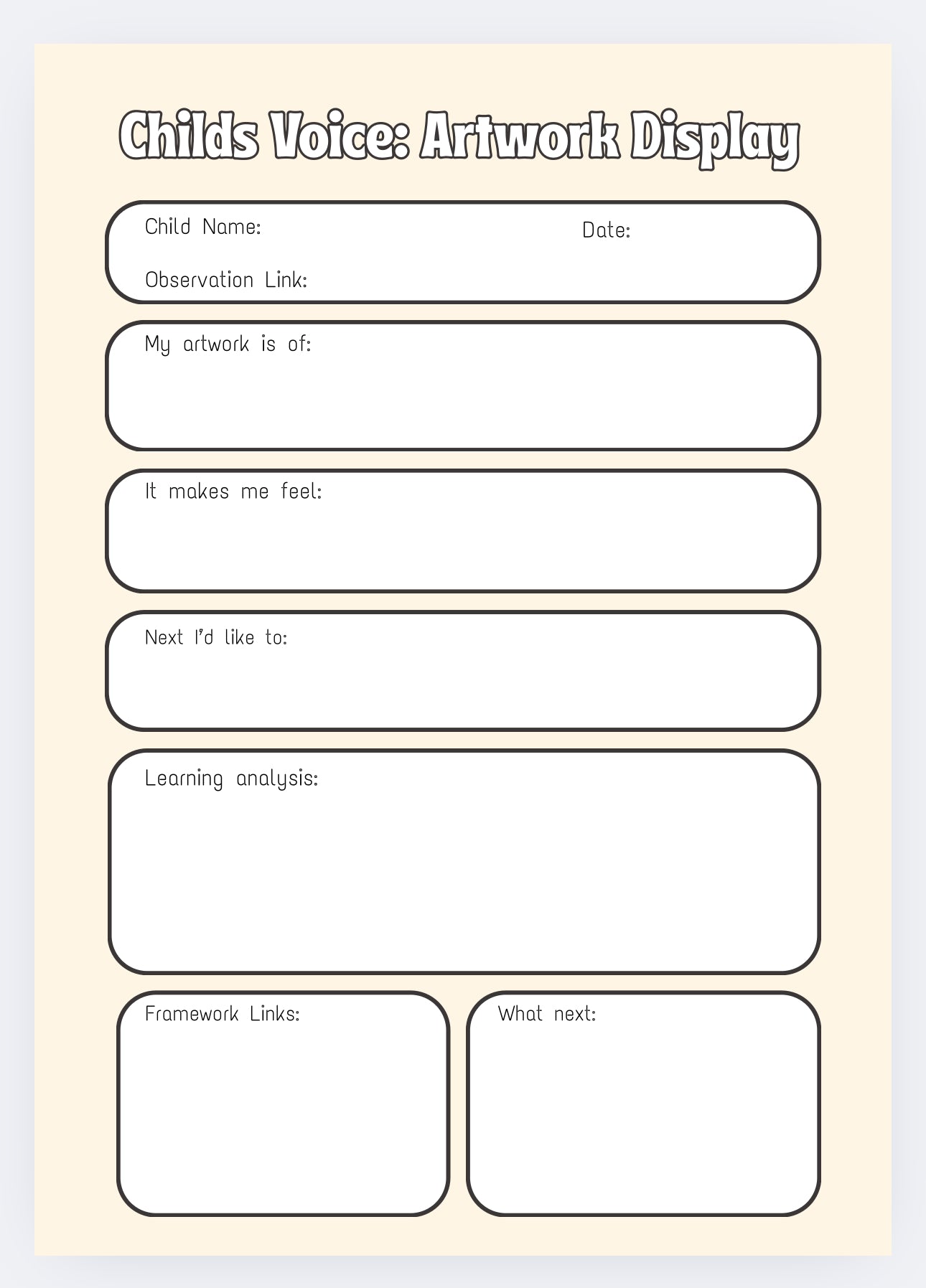 🎨✨ Artwork Display Documents – Digital Download ✨🖼️