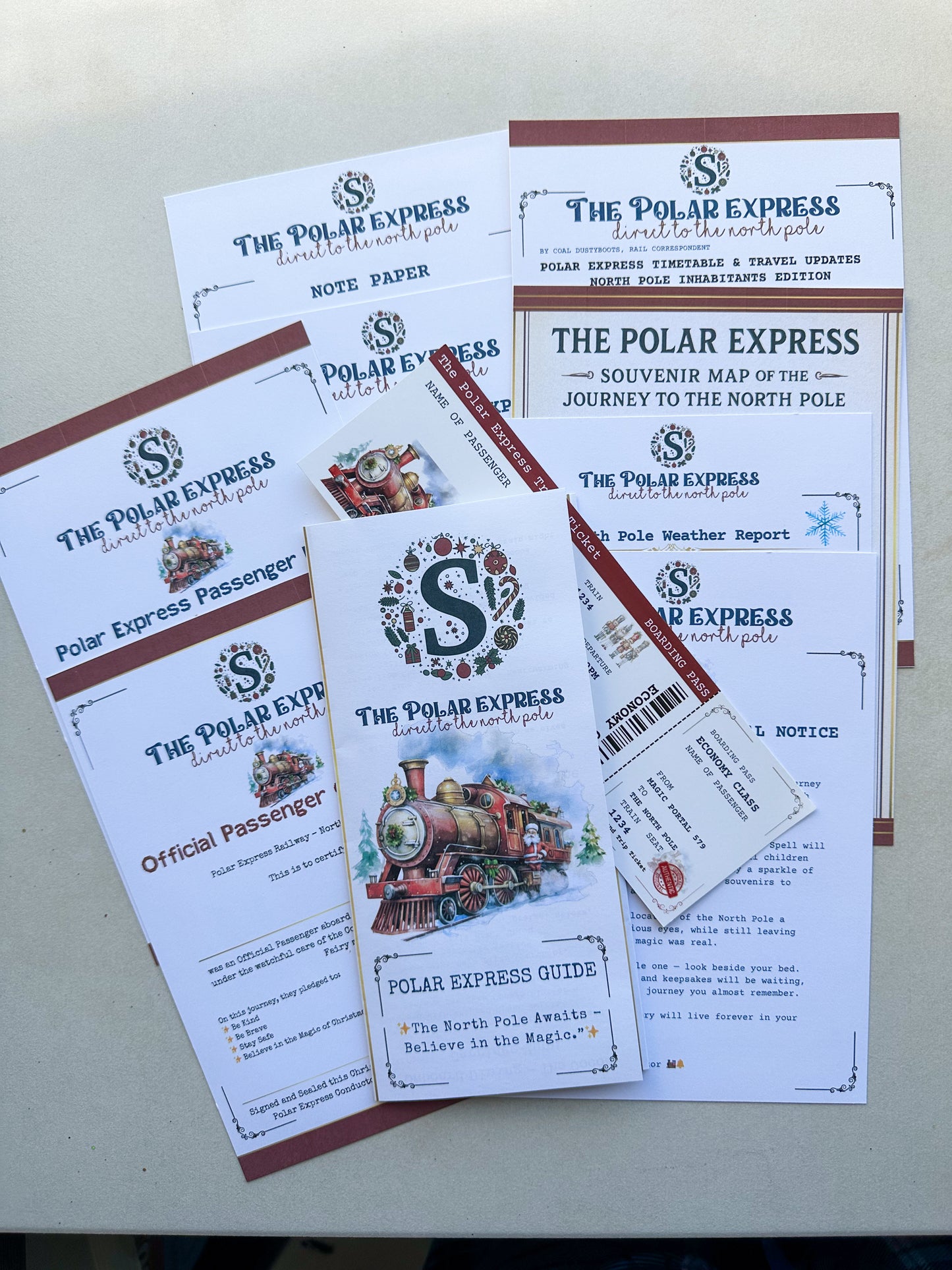 🚂 Polar Express Pack – All Aboard for Christmas Magic!