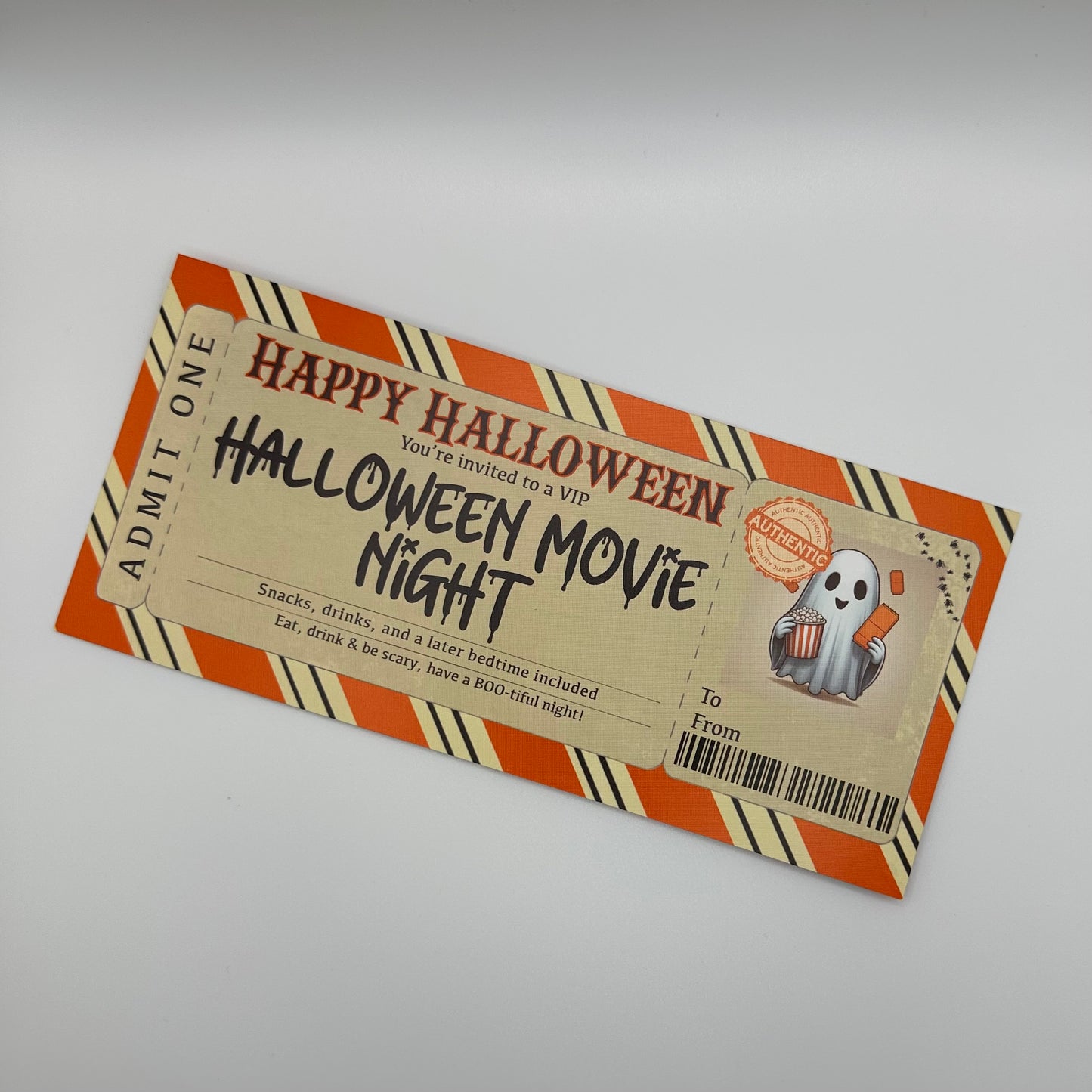 ππ» Halloween Movie Ticket πΏβ¨