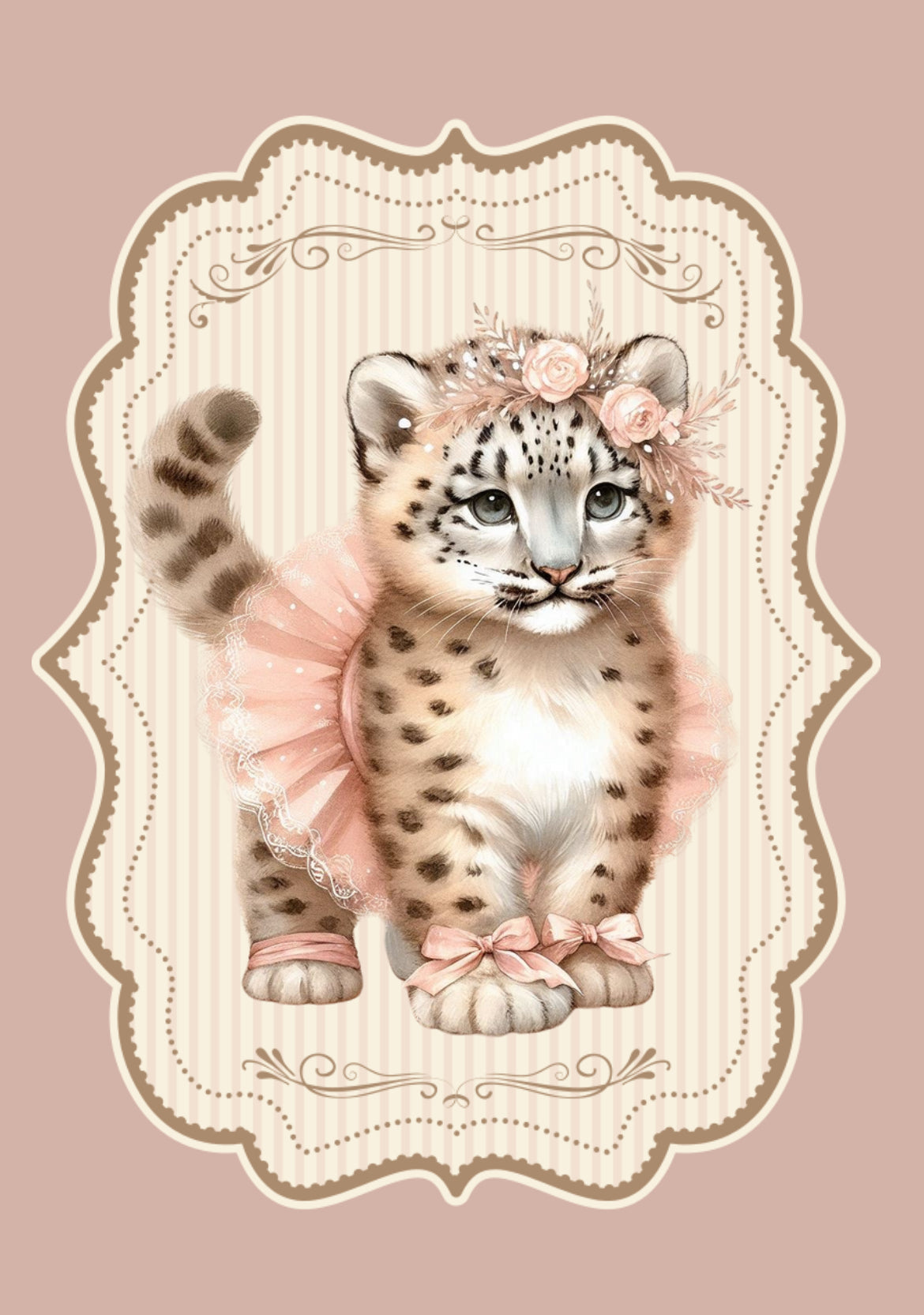 Vintage Blush Animal Wall Art