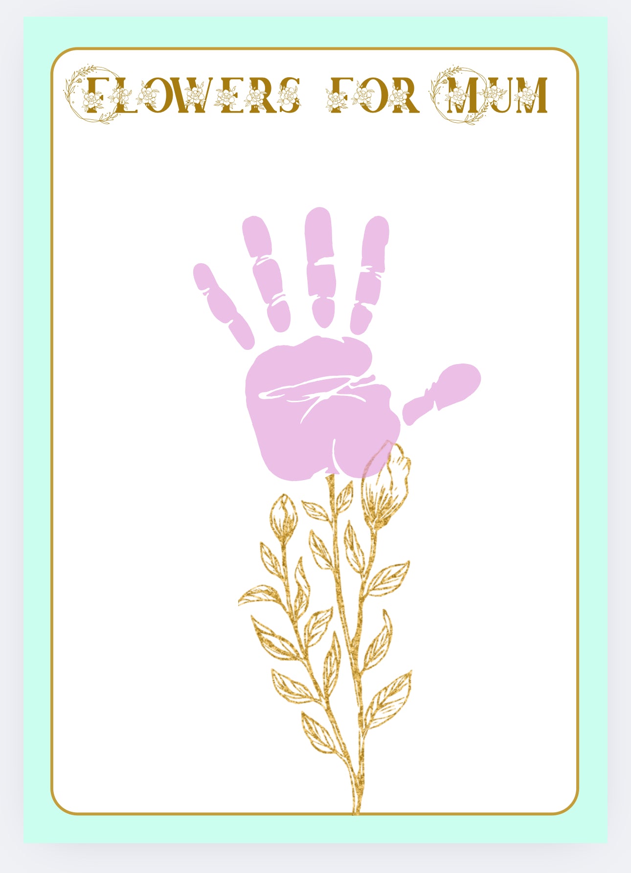 🌿✨ Mother’s Day Gold & Eucalyptus Worksheets – Digital Download ✨💛