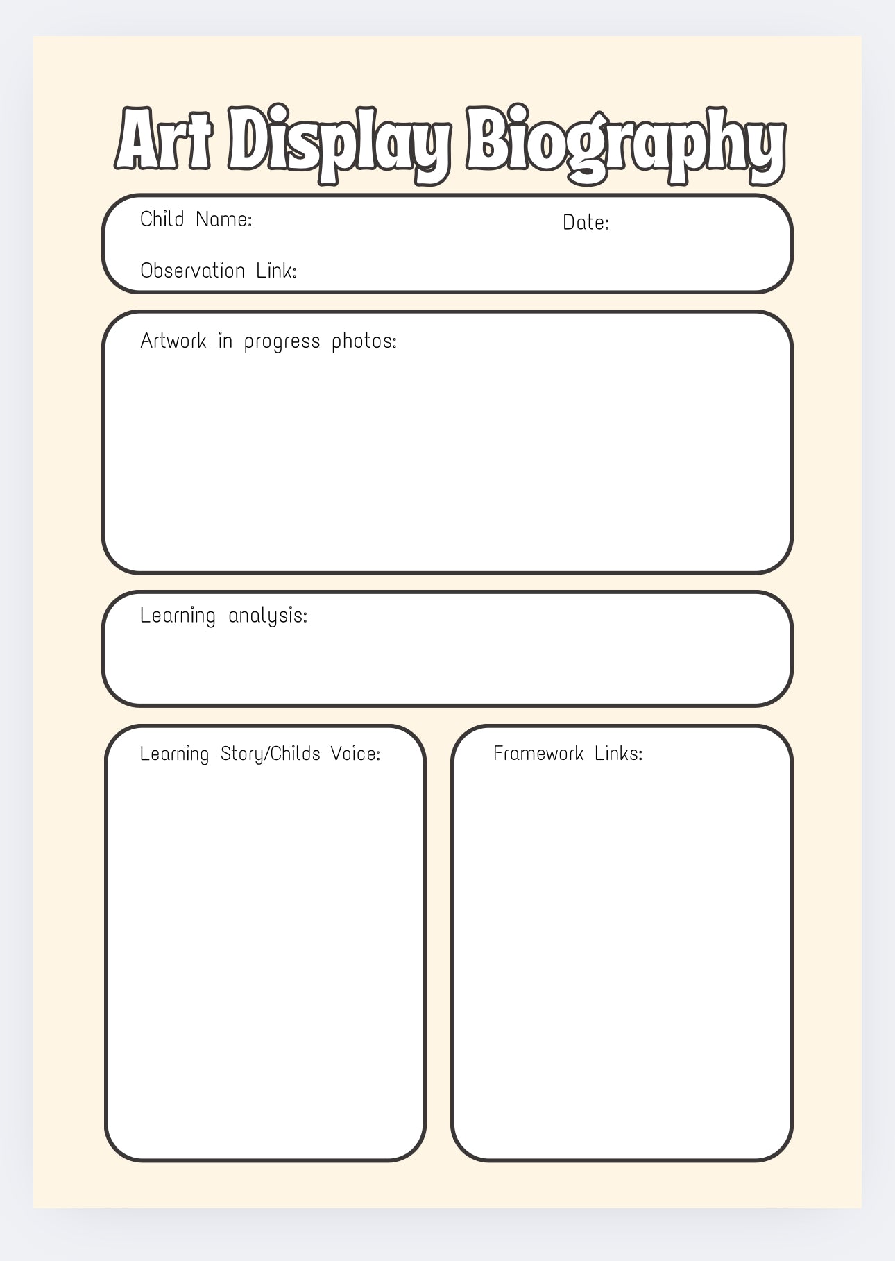 🎨✨ Artwork Display Documents – Digital Download ✨🖼️