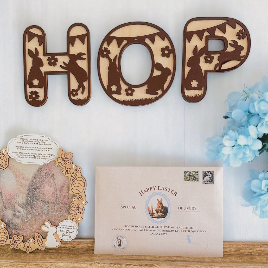 π°π Vintage Blue Easter Letter ππ°