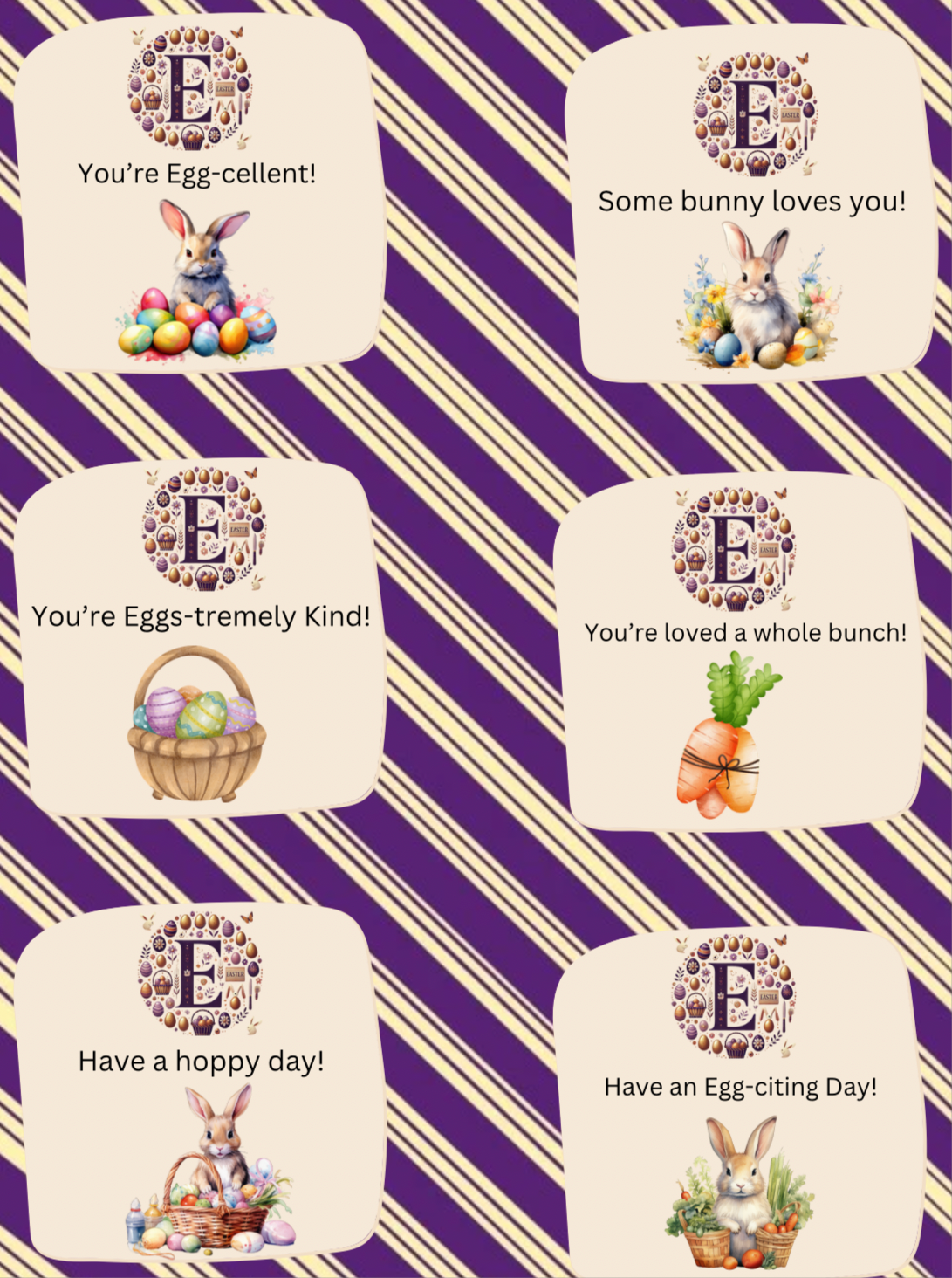 π°π₯ Easter Lunch Box Notes β Digital Download