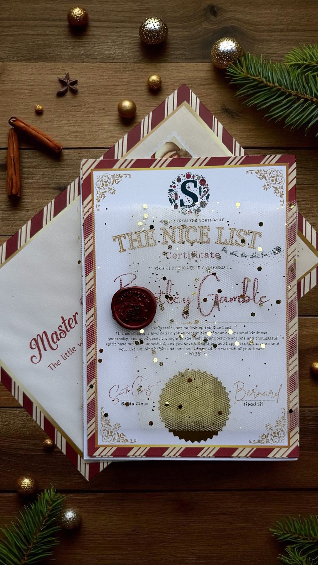 🎅✨ Retro Christmas Santa Letter ✨