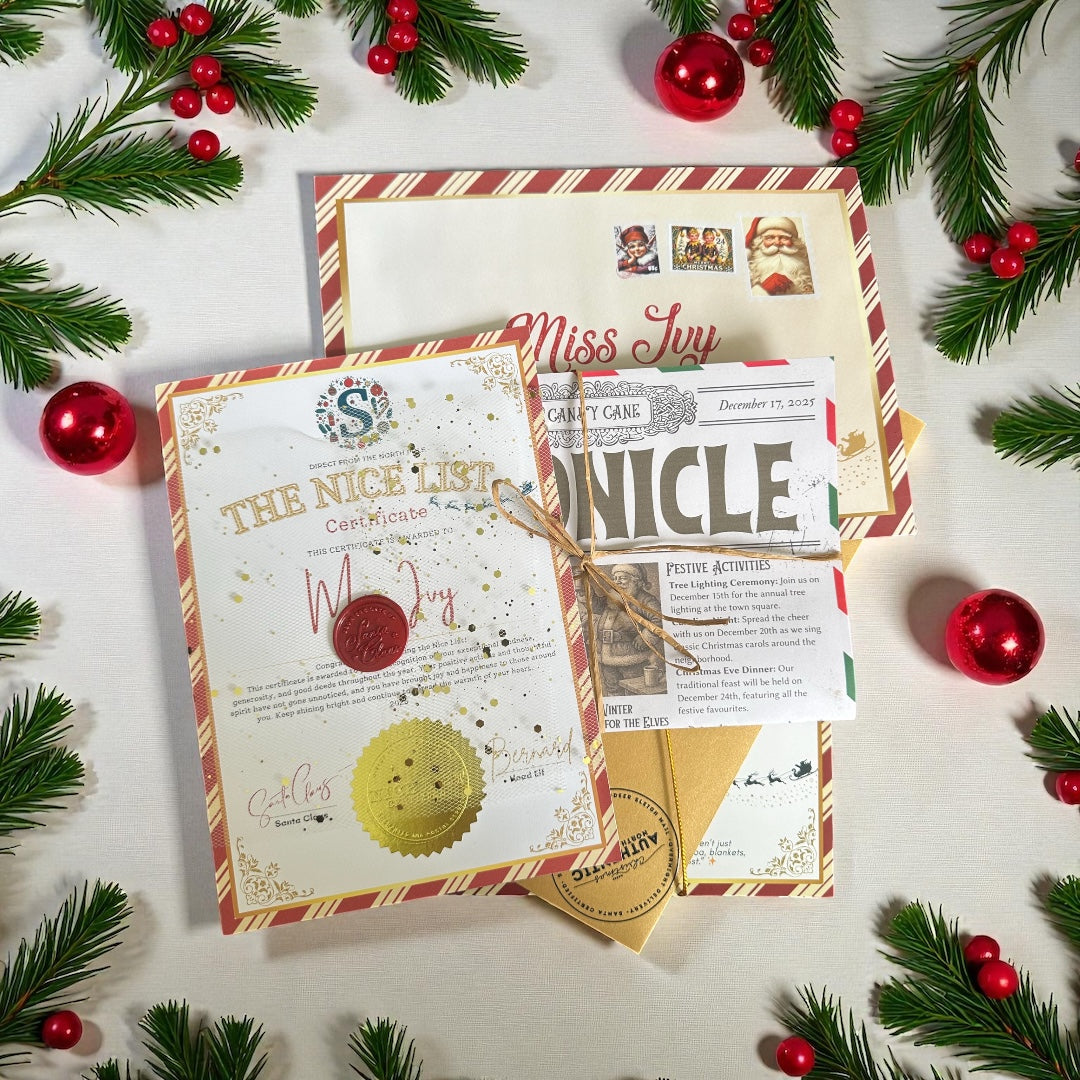 🎅✨ Retro Christmas Santa Letter ✨