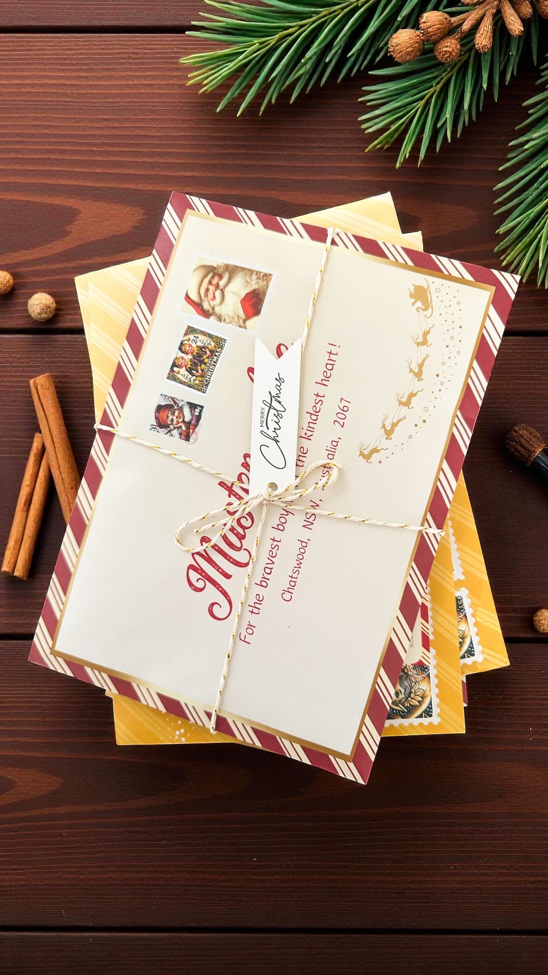 🎅✨ Retro Christmas Santa Letter ✨