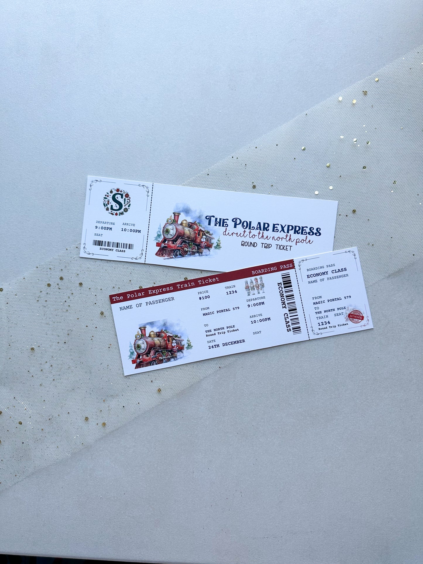 🚂🎄 Christmas Polar Express Ticket 🎄🚂