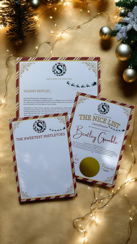 🎅✨ Retro Christmas Santa Letter ✨