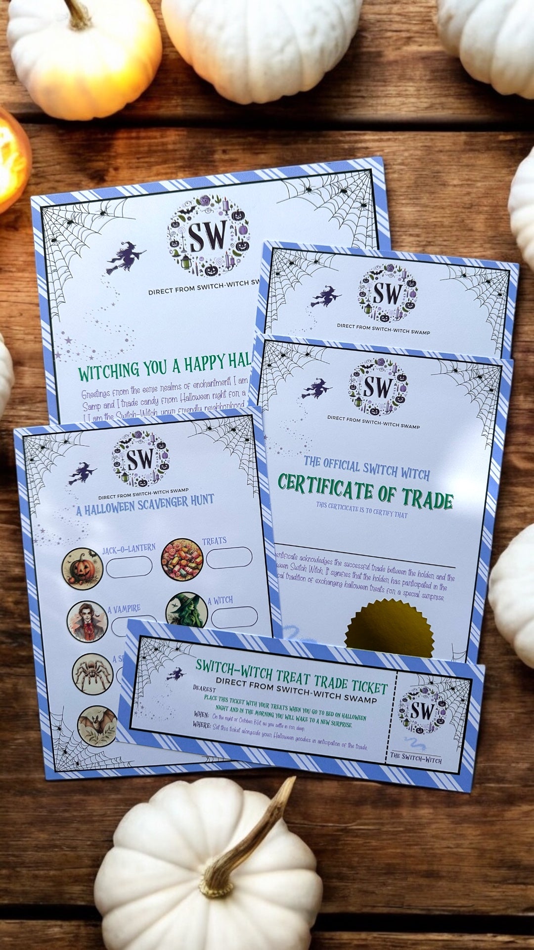 🧙‍♀️✨ Retro Switch -Witch Letter ✨🎃