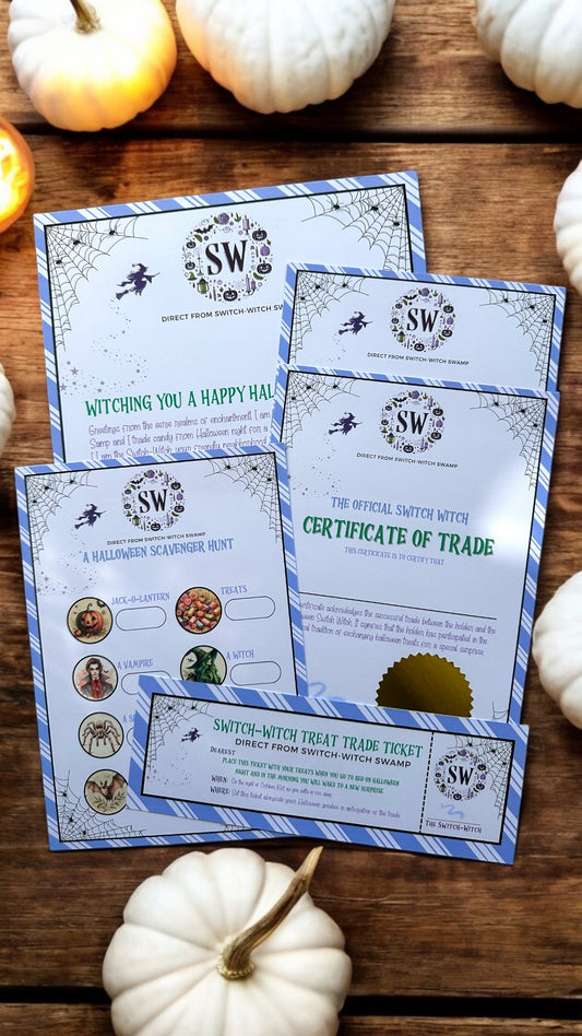 🧙‍♀️✨ Retro Switch -Witch Letter ✨🎃