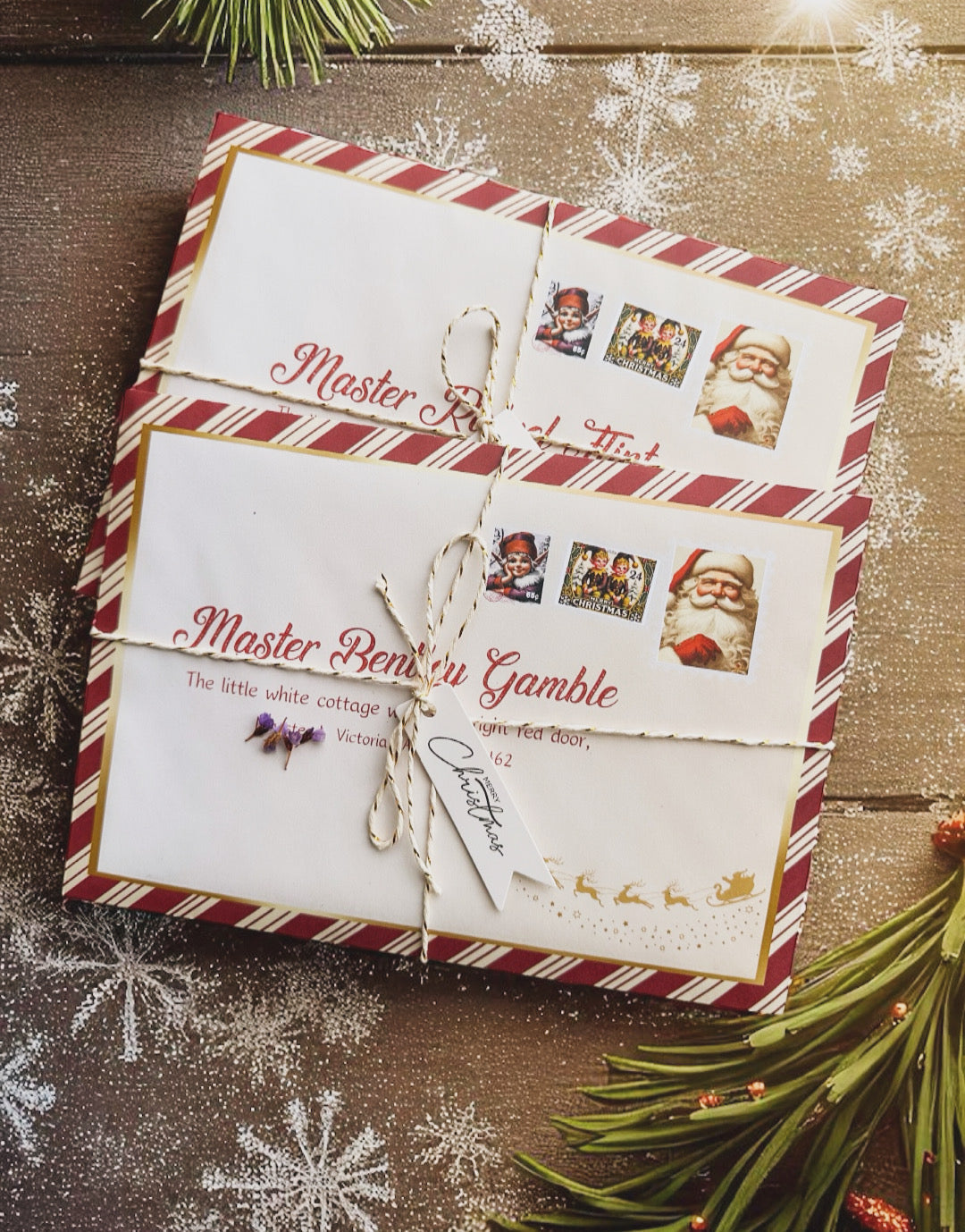 🎅✨ Retro Christmas Santa Letter ✨