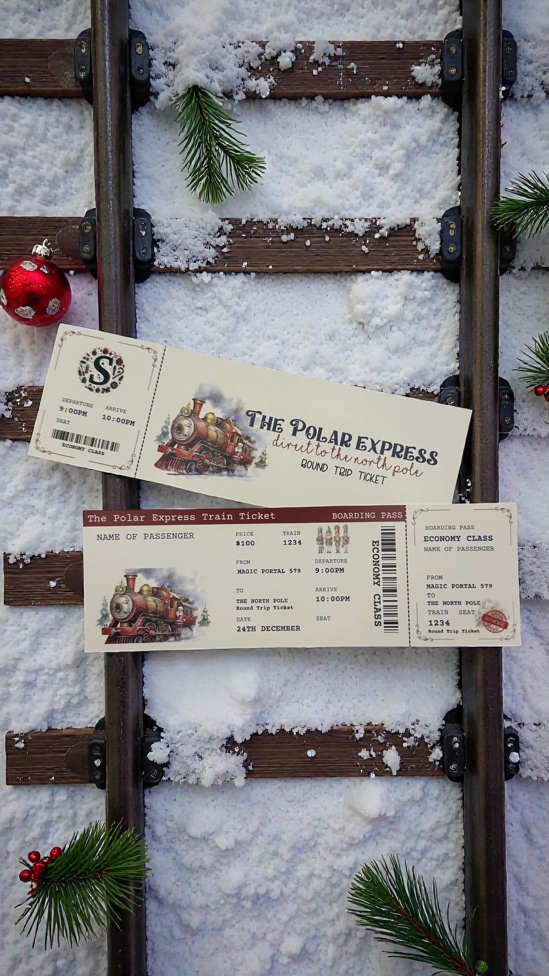 🚂 Polar Express Pack – All Aboard for Christmas Magic!