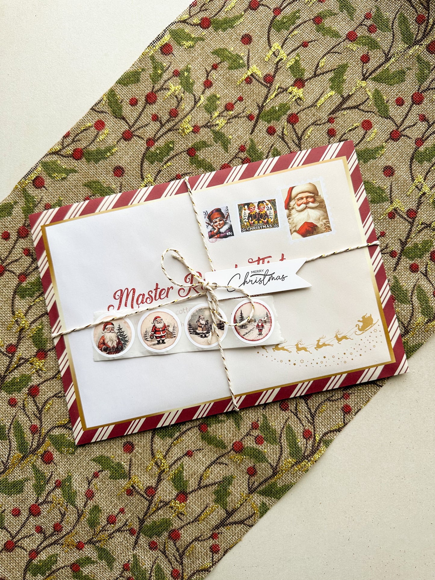 🎅✨ Retro Christmas Santa Letter ✨