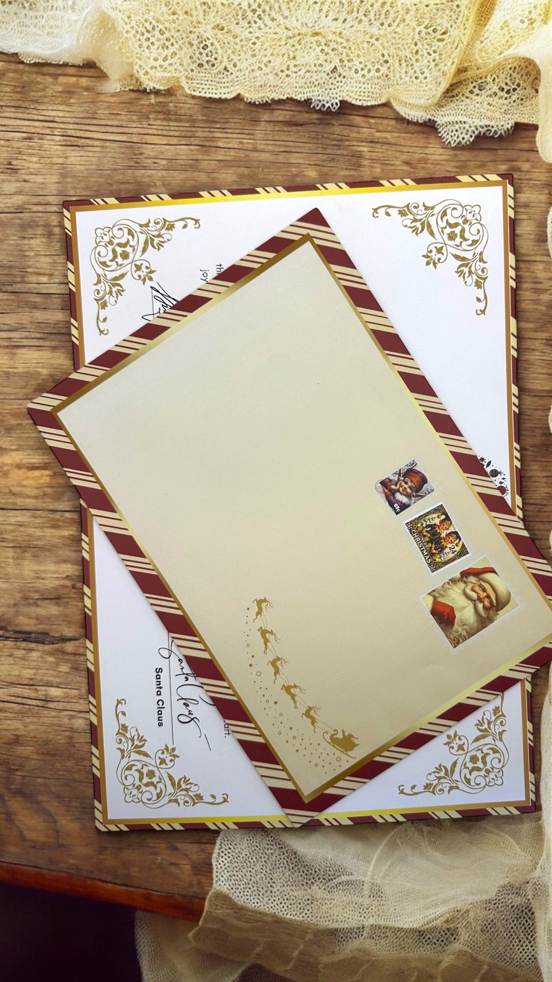 🎅✨ Retro Christmas Santa Letter ✨