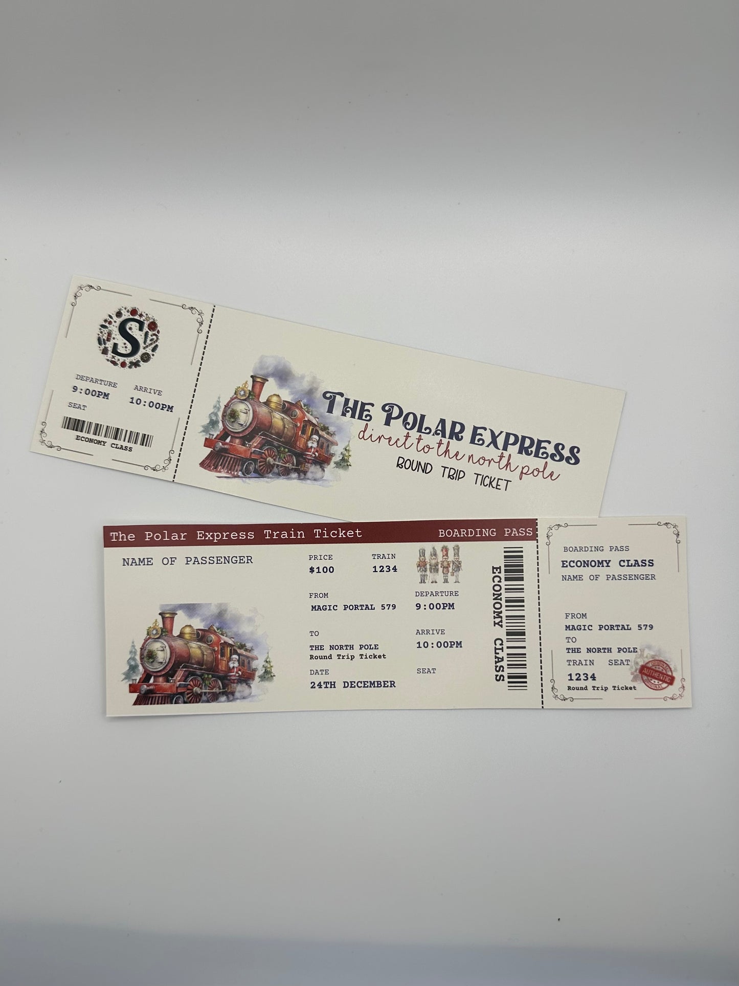 🚂🎄 Christmas Polar Express Ticket 🎄🚂
